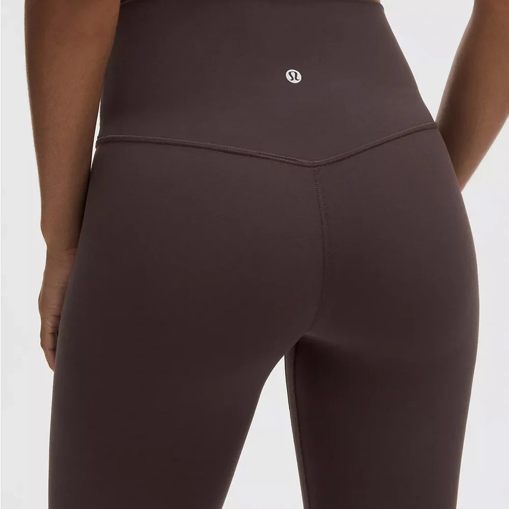 Lululemon Align High Rise Legging Pant 25” Size 6 Brown - Picture 4 of 6
